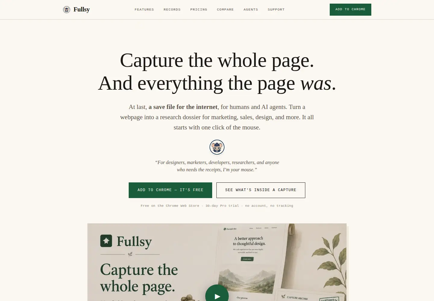 Screenshot of getfullsy.com