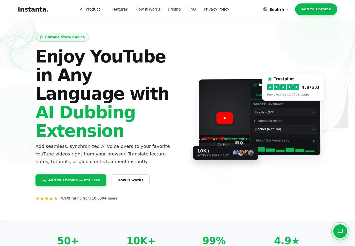 Screenshot of getinstanta.com