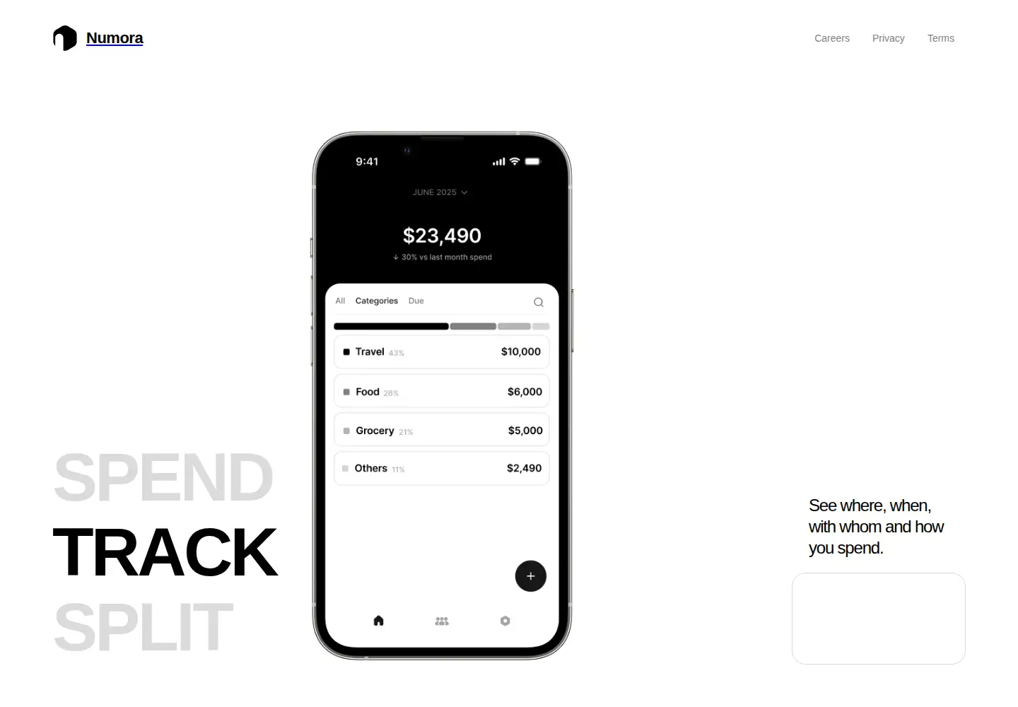 Screenshot of getnumora.com