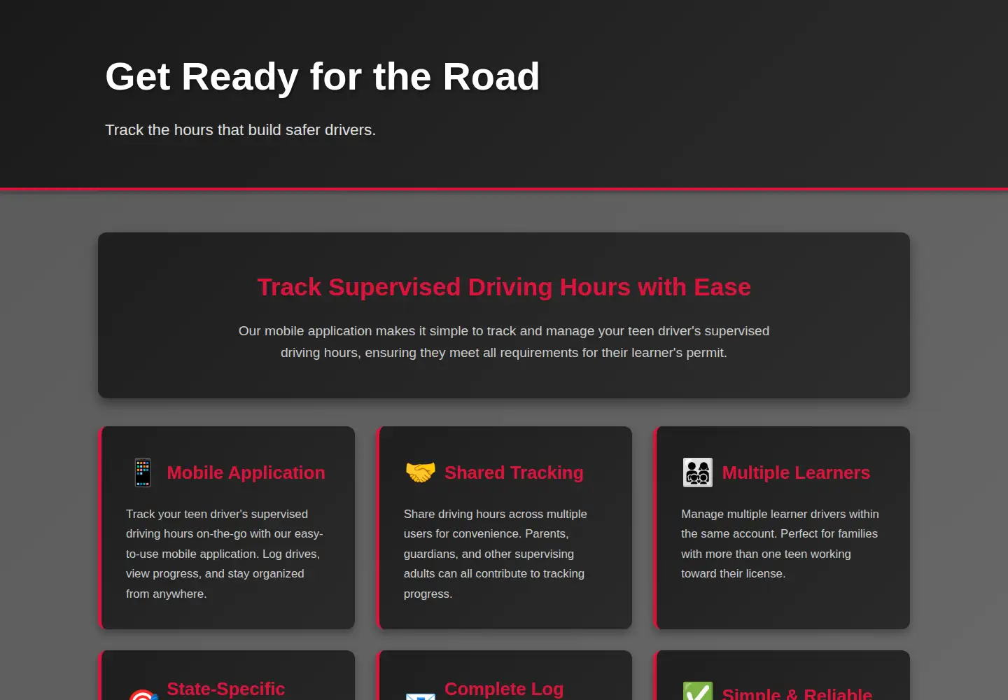 Captured homepage of getreadyfortheroad.com in the current scan