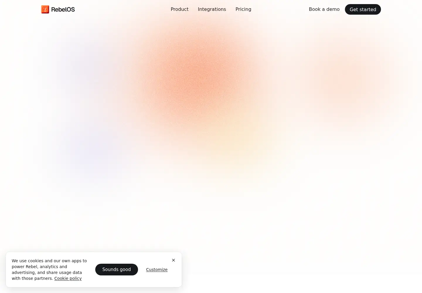 Screenshot of getrebelos.com