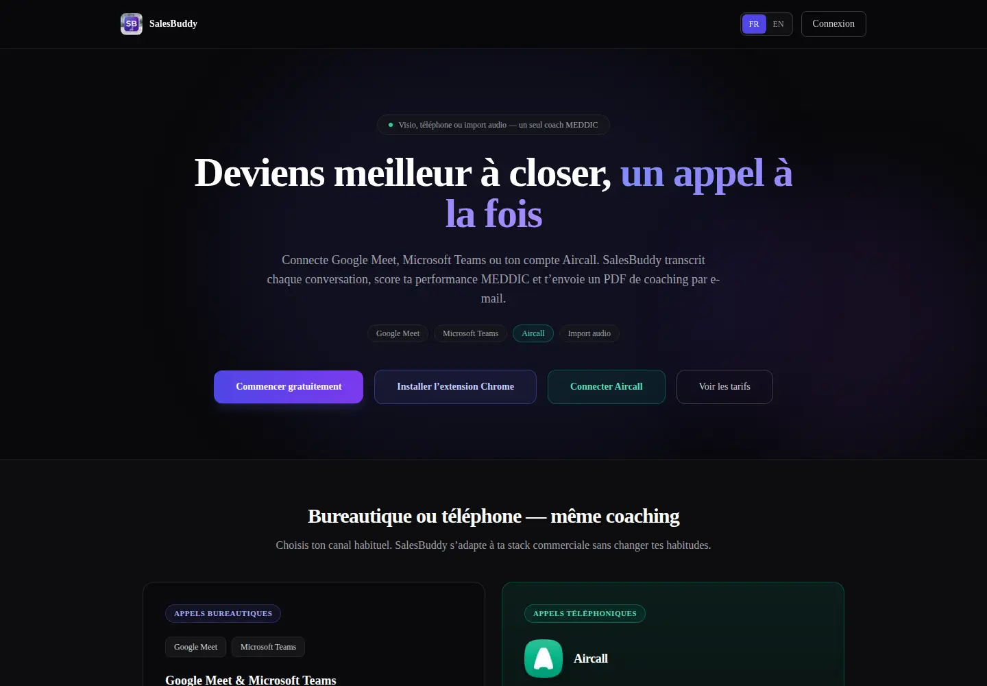 Screenshot of getsalesbuddy.com