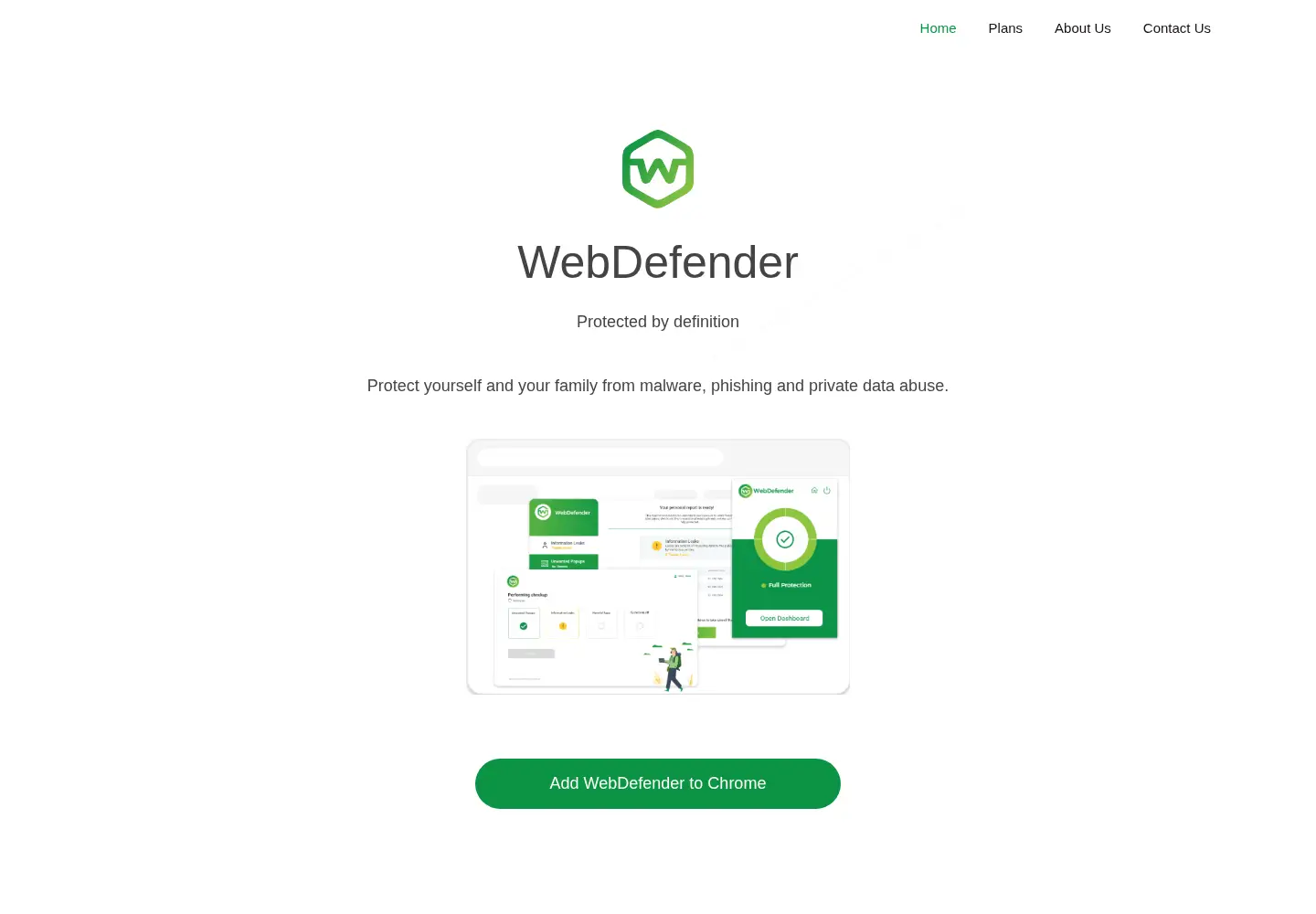 Screenshot of getwebdefender.com
