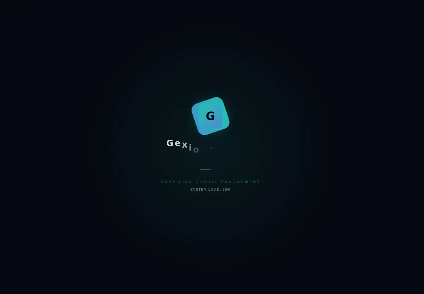 Captured homepage of gexior.com in the current scan