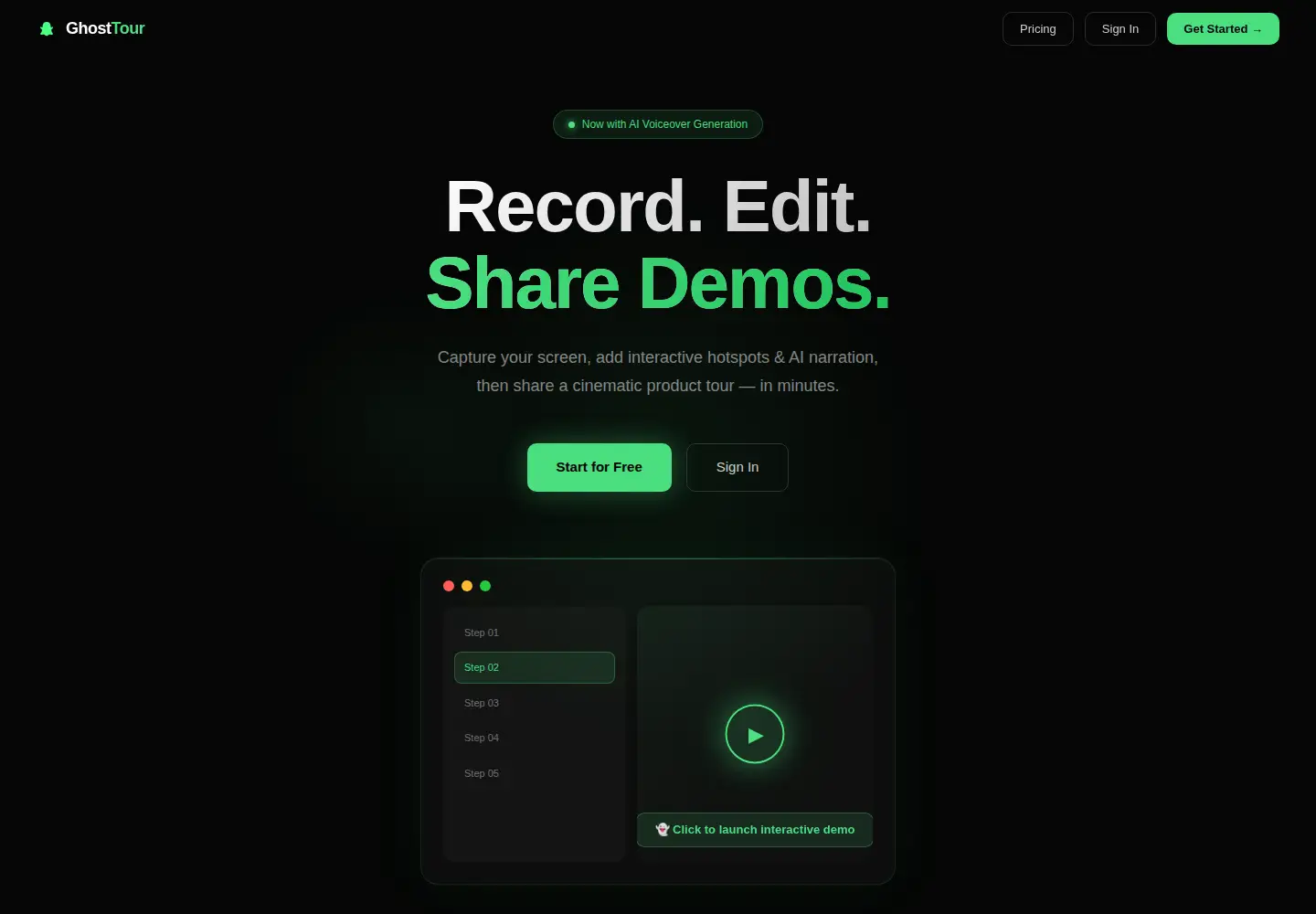 Screenshot of ghosttourlabs.com