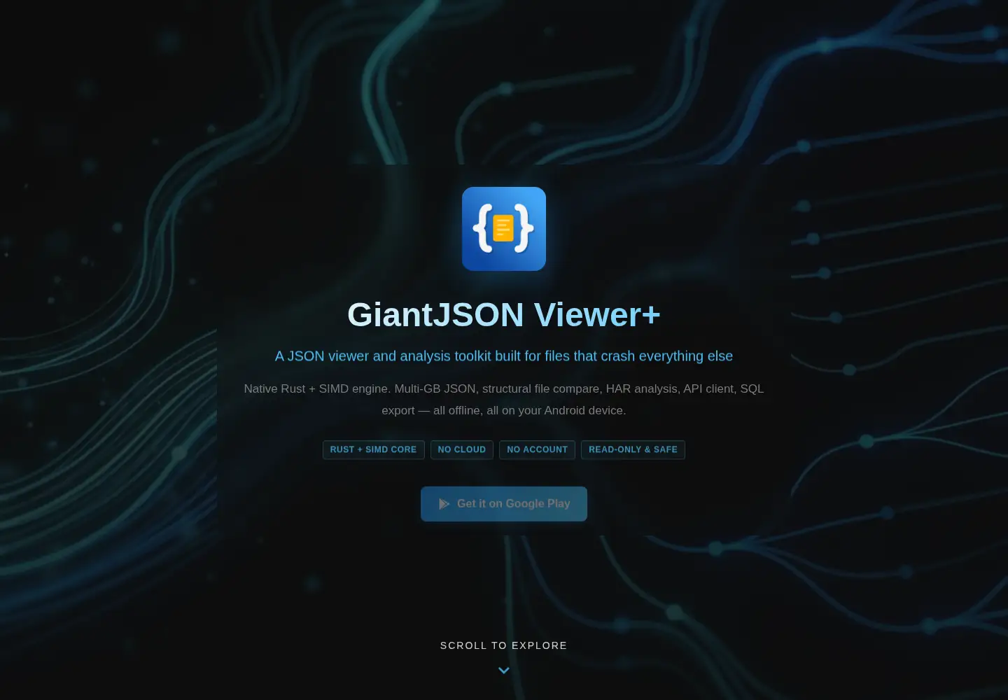 Captured homepage of giantjson.com in the current scan
