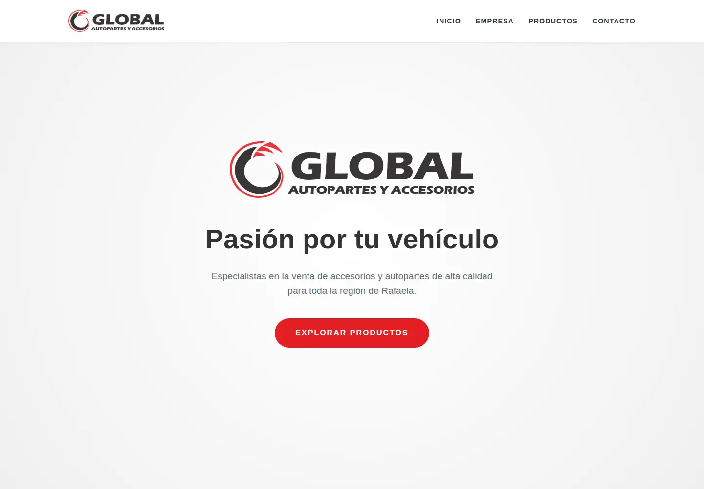 Captured homepage of globalrafaela.com in the current scan