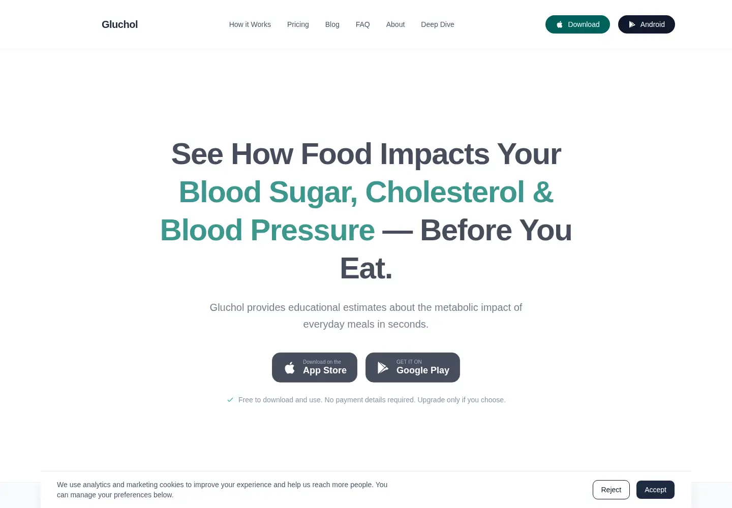 Screenshot of gluchol.com