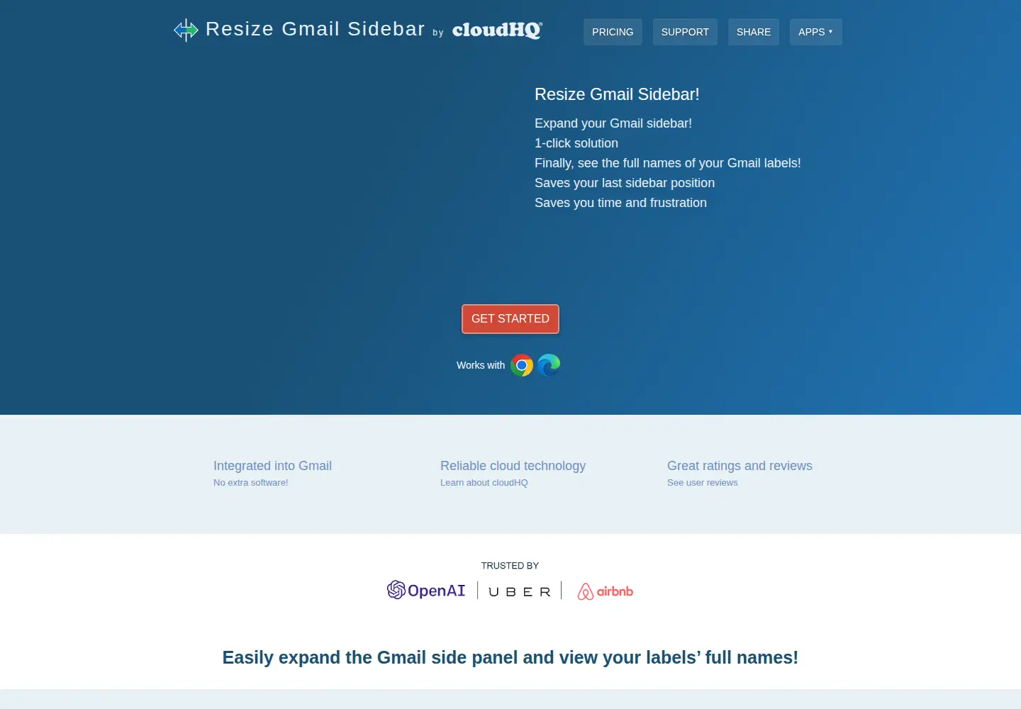 Captured homepage of gmail-sidebar-resizer.com in the current scan