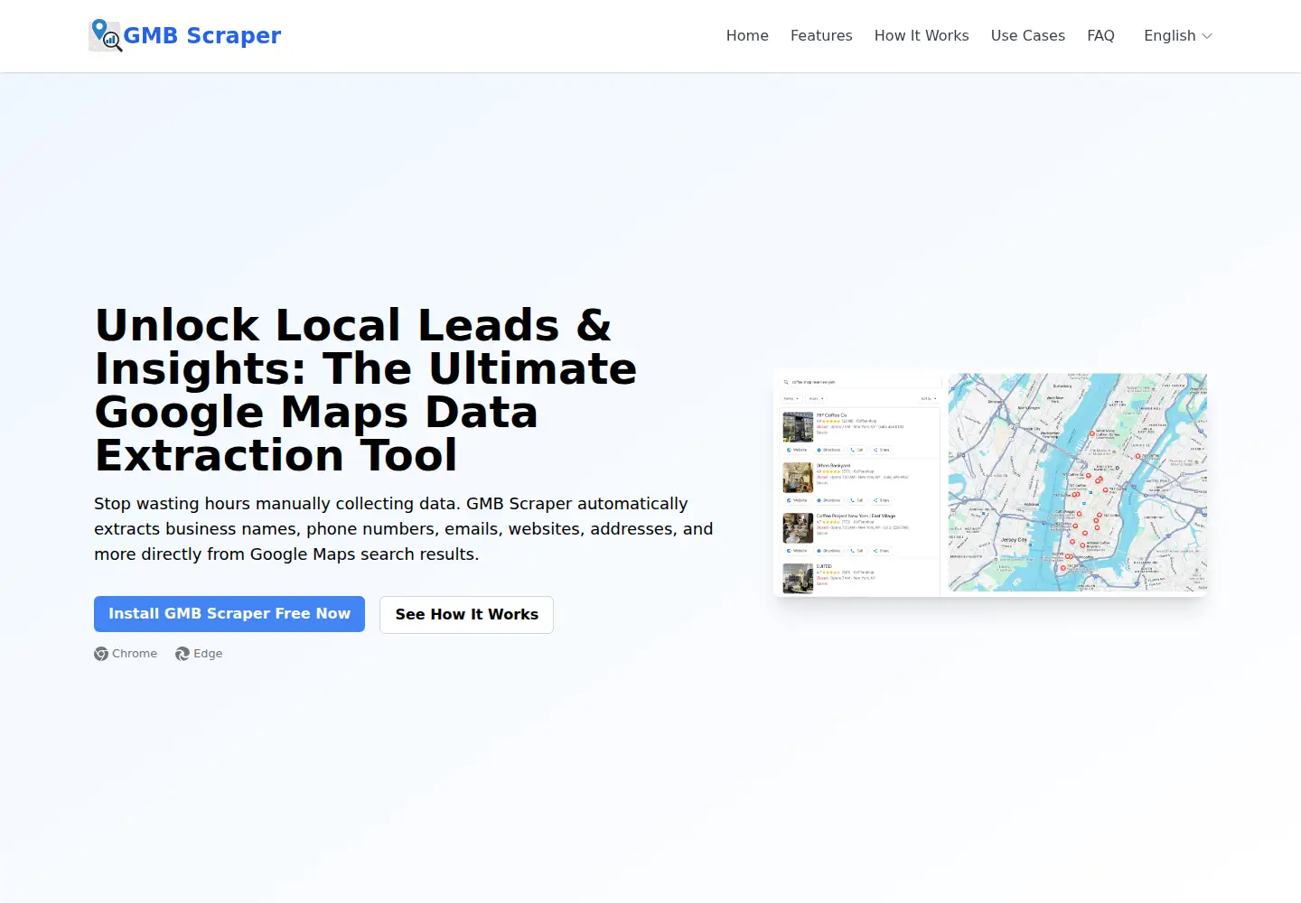 Screenshot of gmb-scraper.com