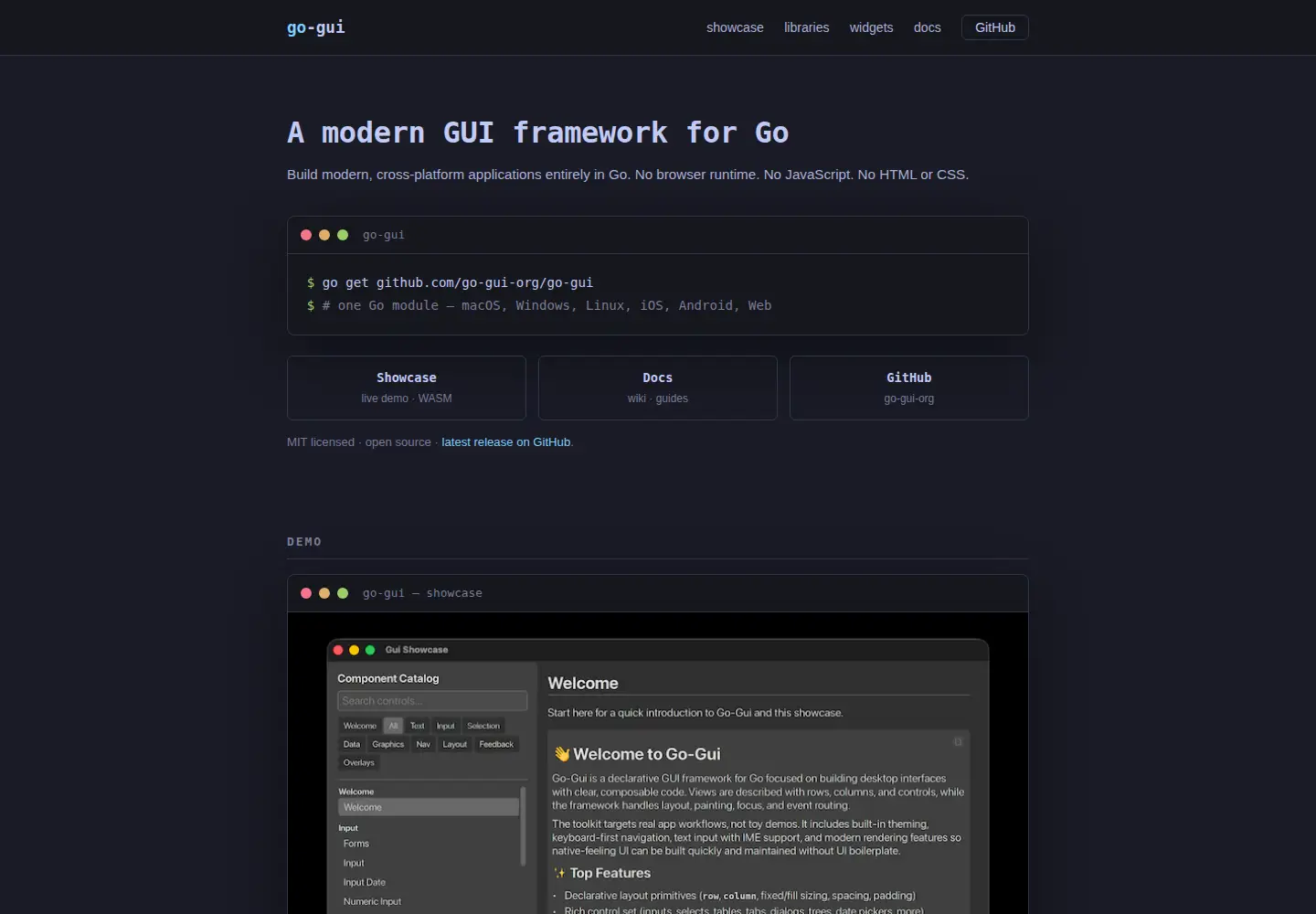 Screenshot of go-gui.com