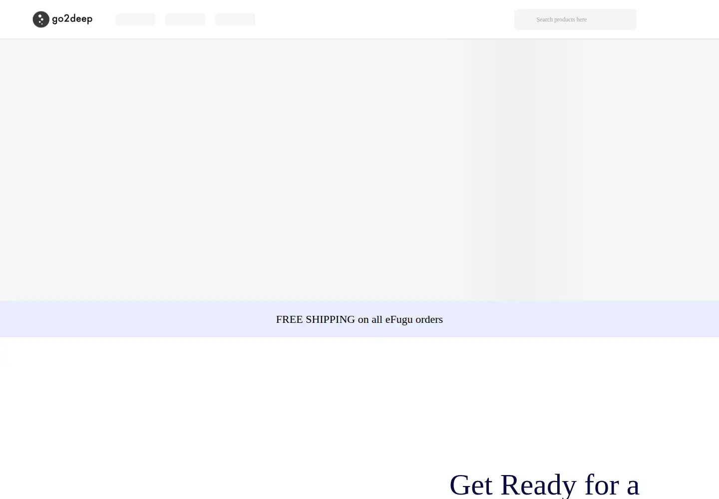 Captured homepage of go2deep.com in the current scan
