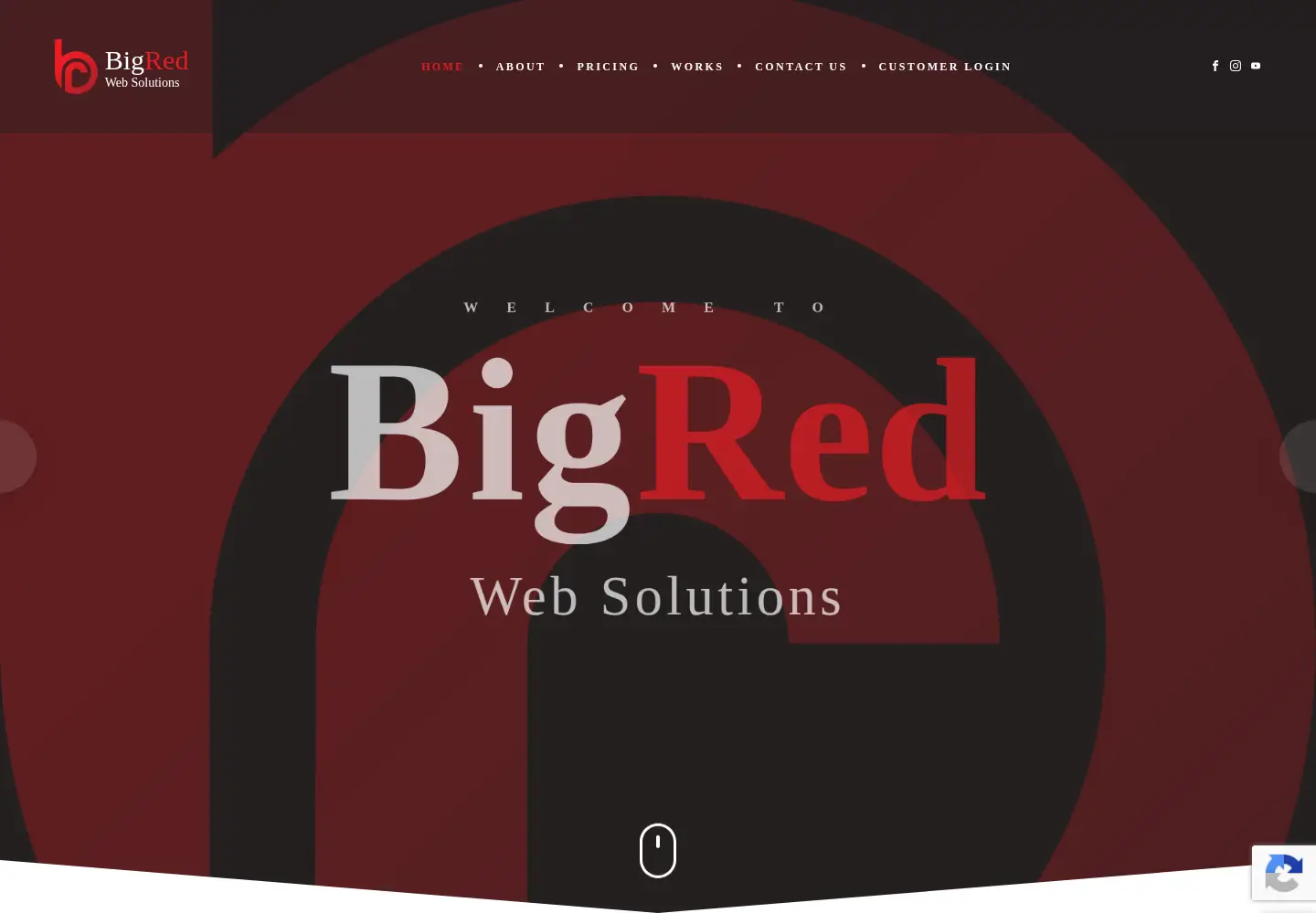 Screenshot of gobigredweb.com