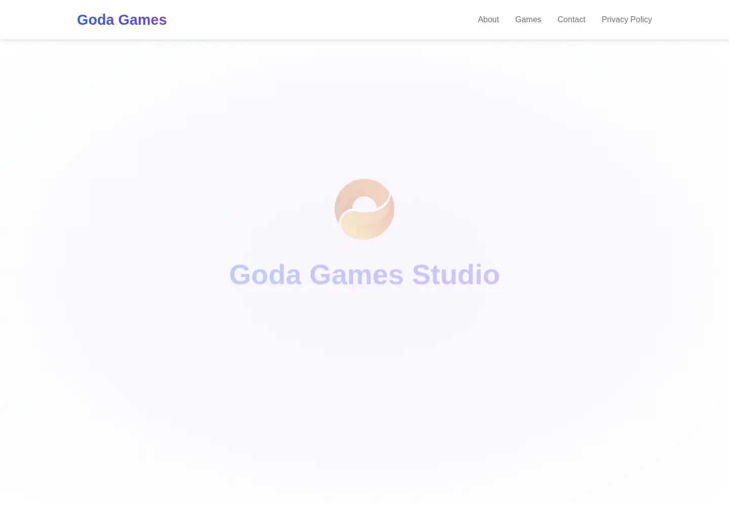 Captured homepage of godagames.com in the current scan