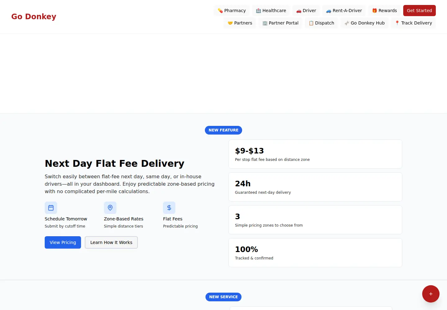 Screenshot of godonkeyapp.com