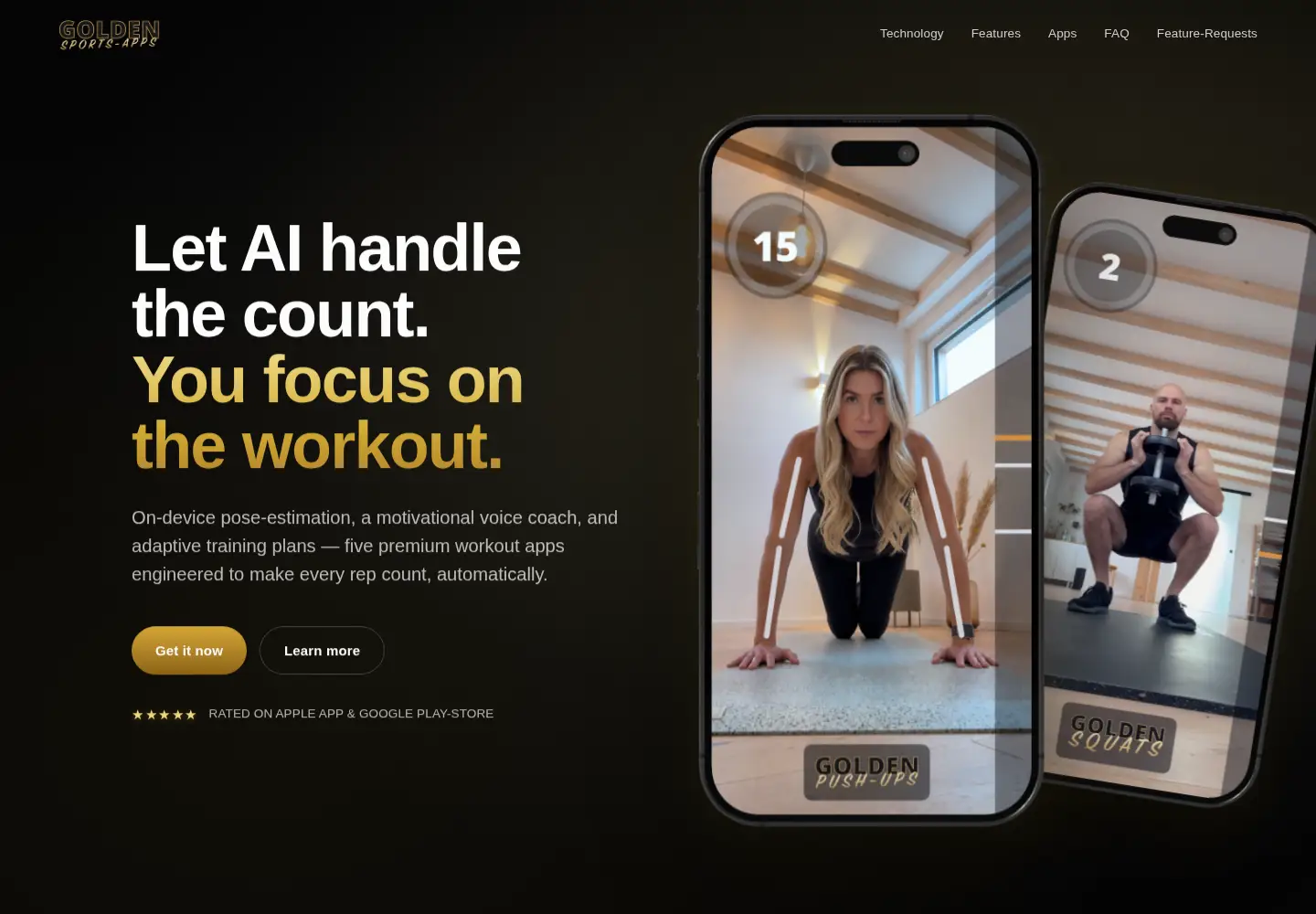 Screenshot of goldensportsapps.com