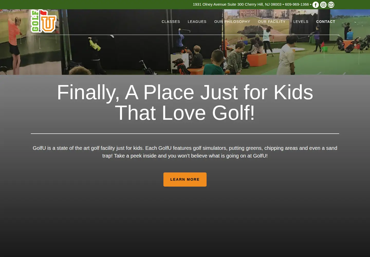 Screenshot of golfu.com