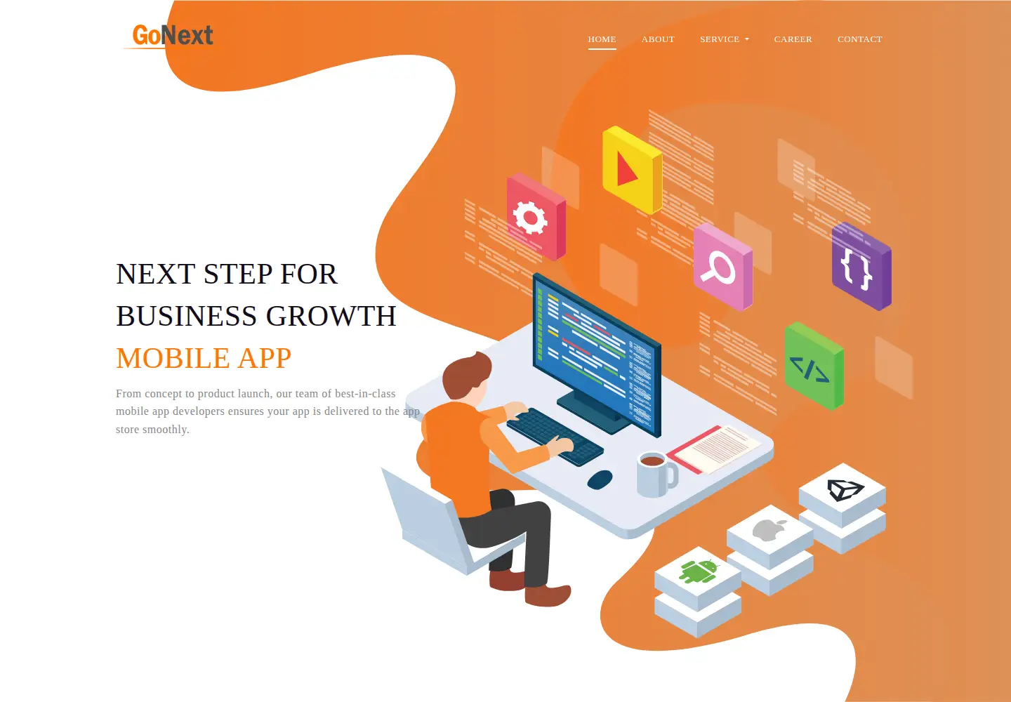 Screenshot of gonexttechnologies.com