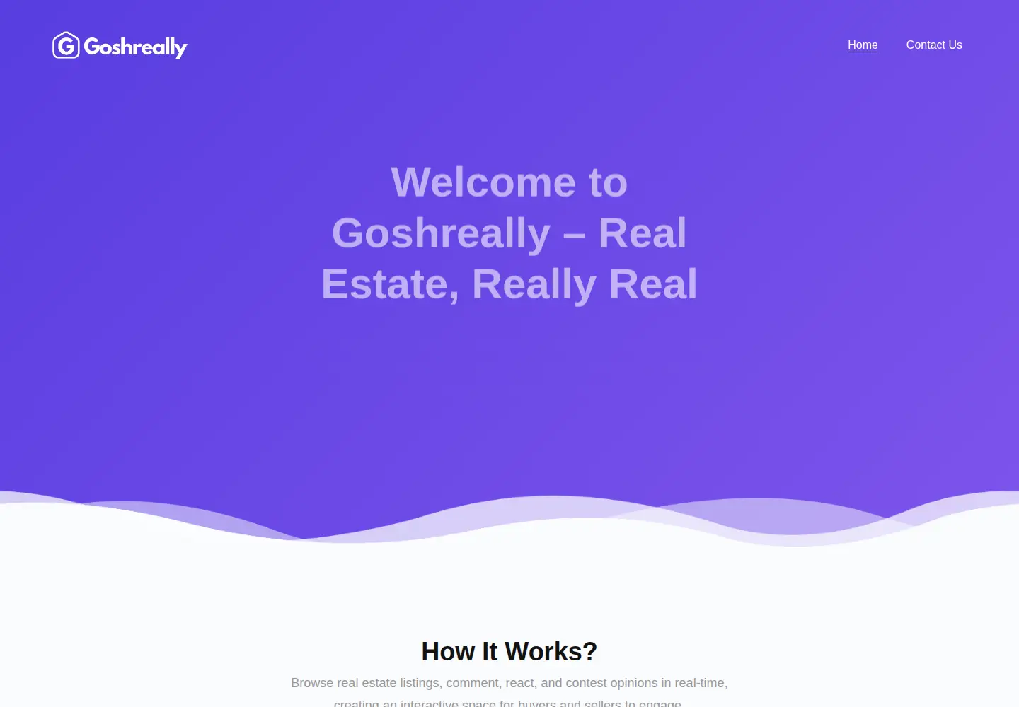 Screenshot of goshreally.com