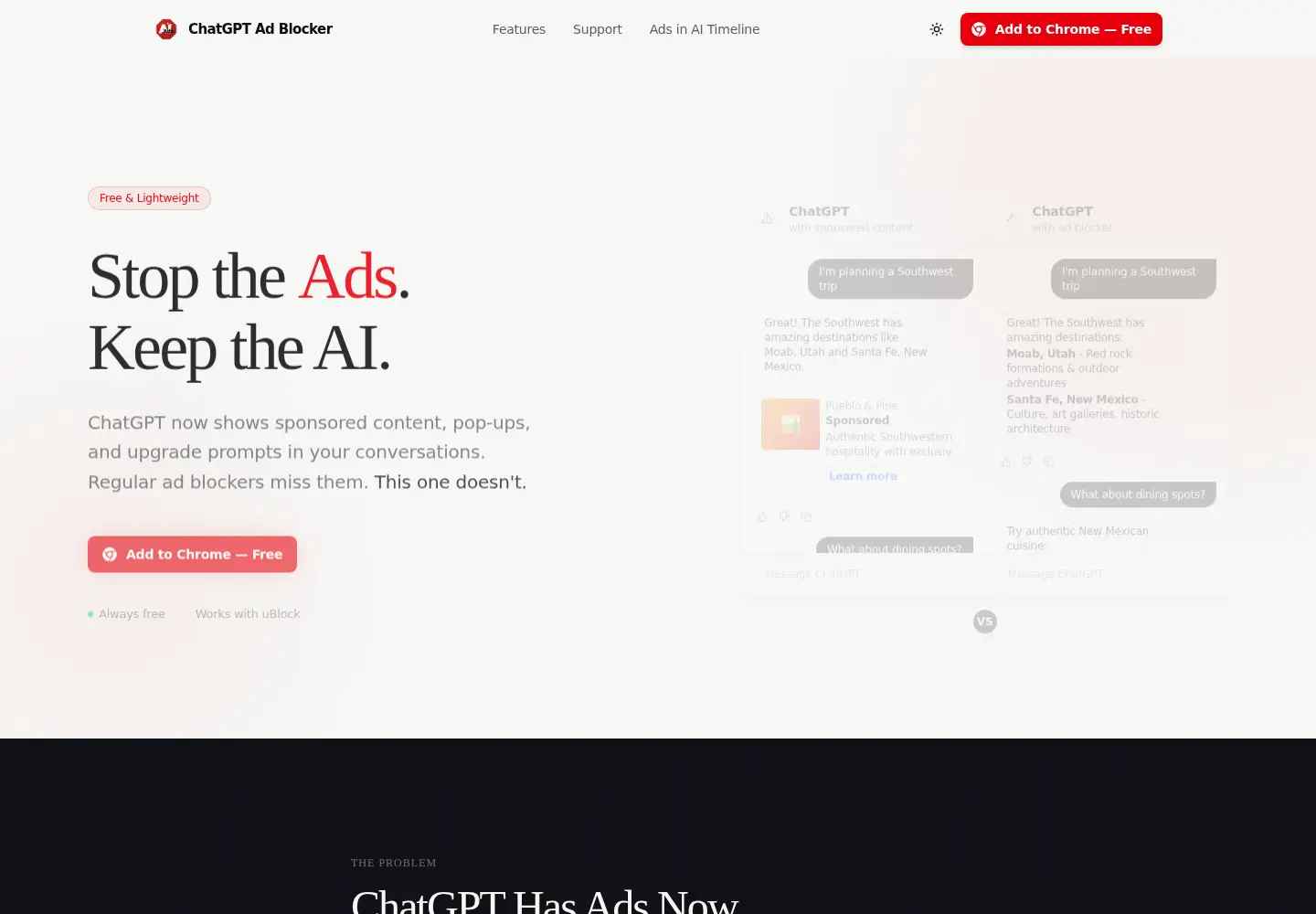 Screenshot of gptadblock.com