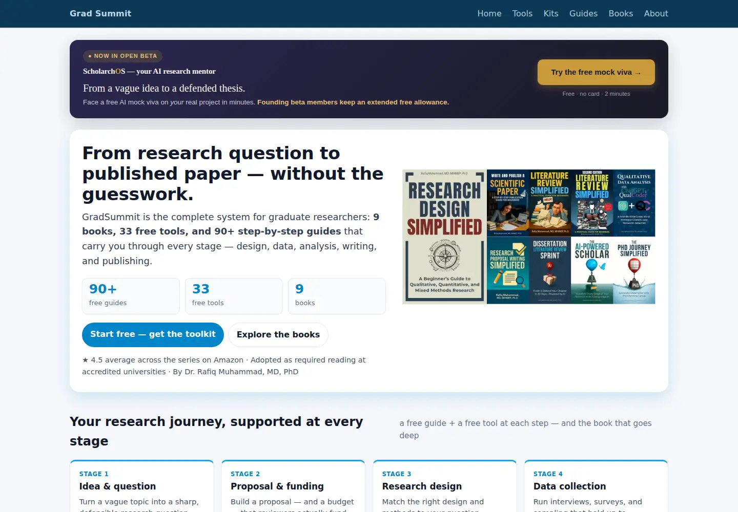 Screenshot of gradsummit.com