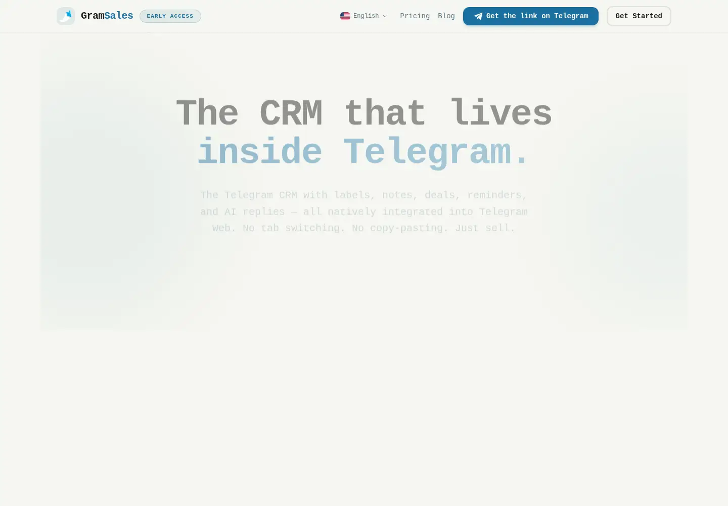 Screenshot of gramsales.com