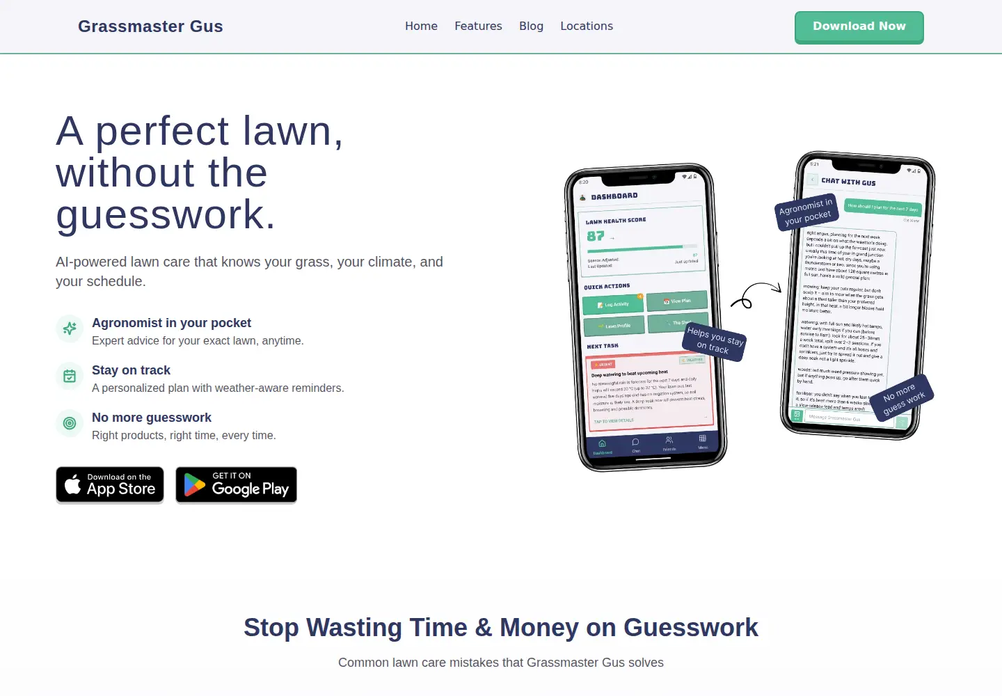 Captured homepage of grassmastergus.com in the current scan