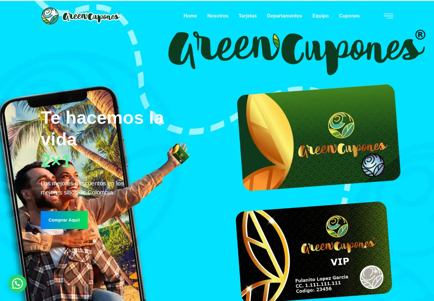 Captured homepage of greencupones.com in the current scan