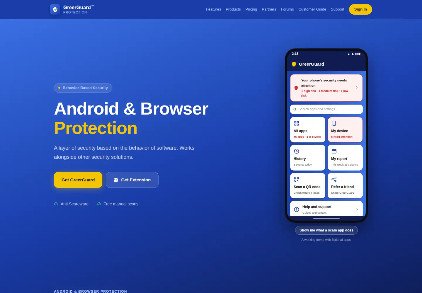 Screenshot of greerguard.com