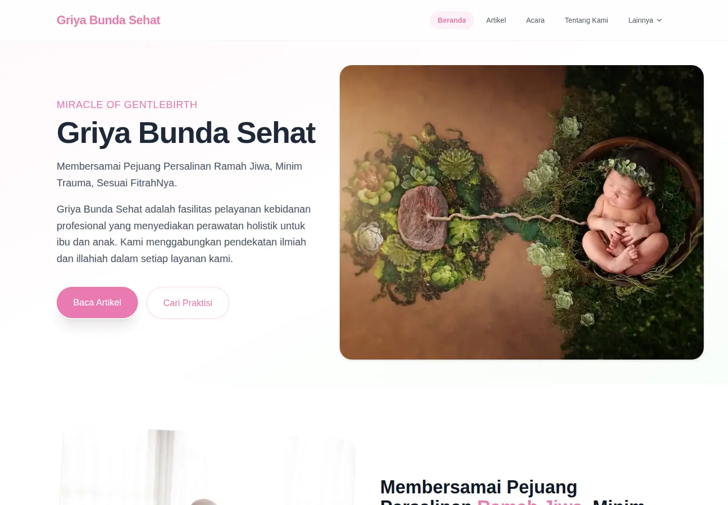 Screenshot of griyabundasehat.com