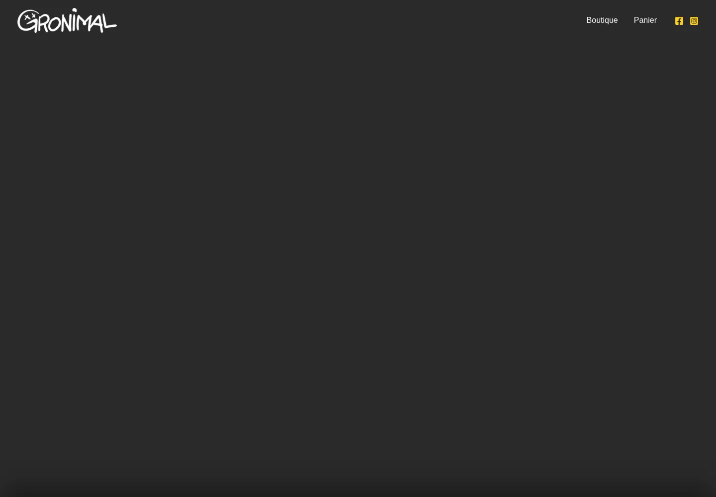 Captured homepage of gronimal.com in the current scan