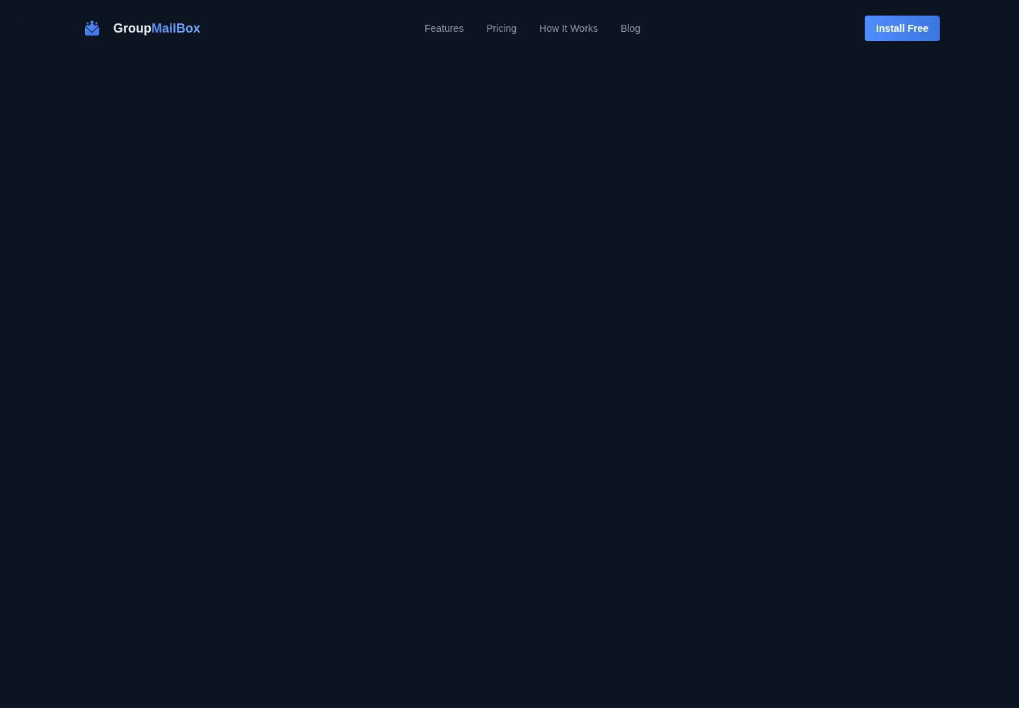 Captured homepage of groupmailbox.com in the current scan
