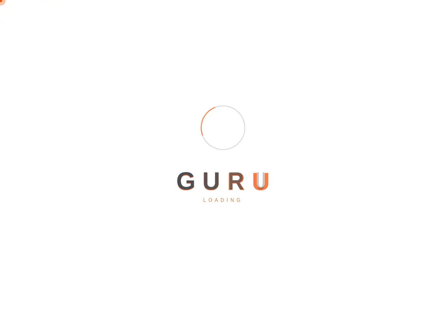 Captured homepage of guruitsoftwares.com in the current scan