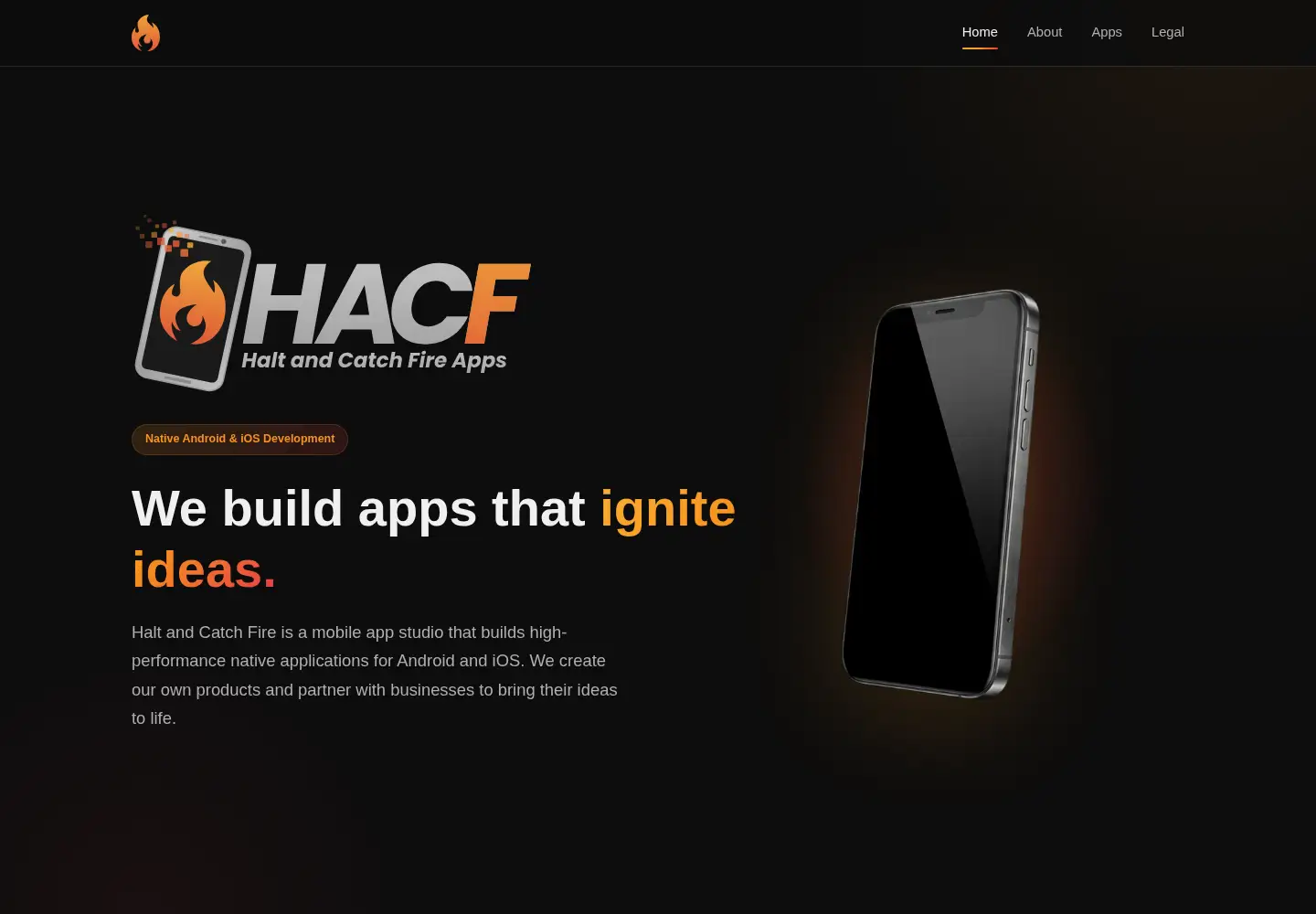 Screenshot of hacfapps.com