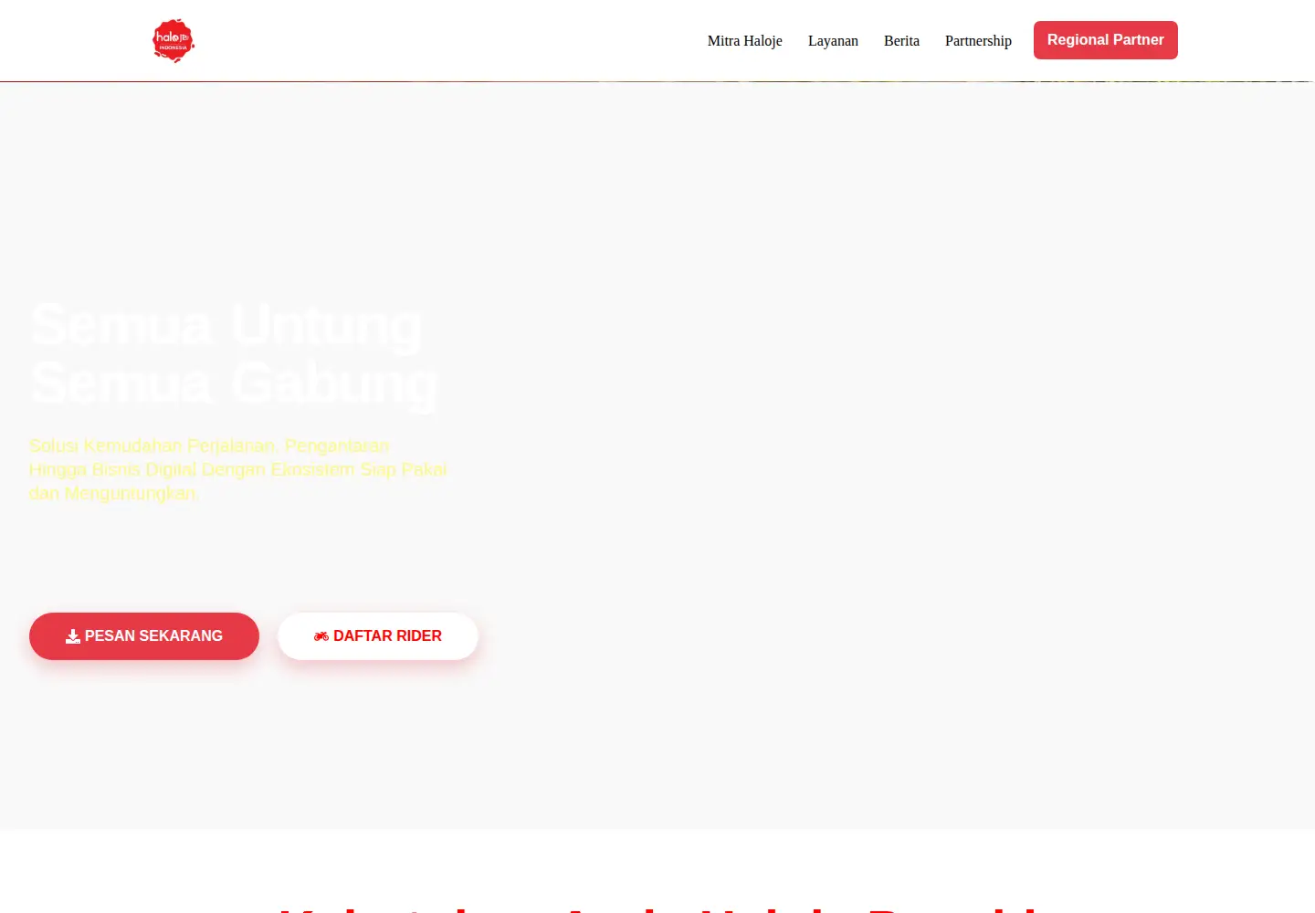 Screenshot of halojeindonesia.com