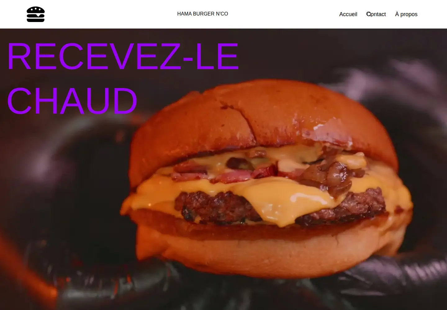 Captured homepage of hamaburger.com in the current scan