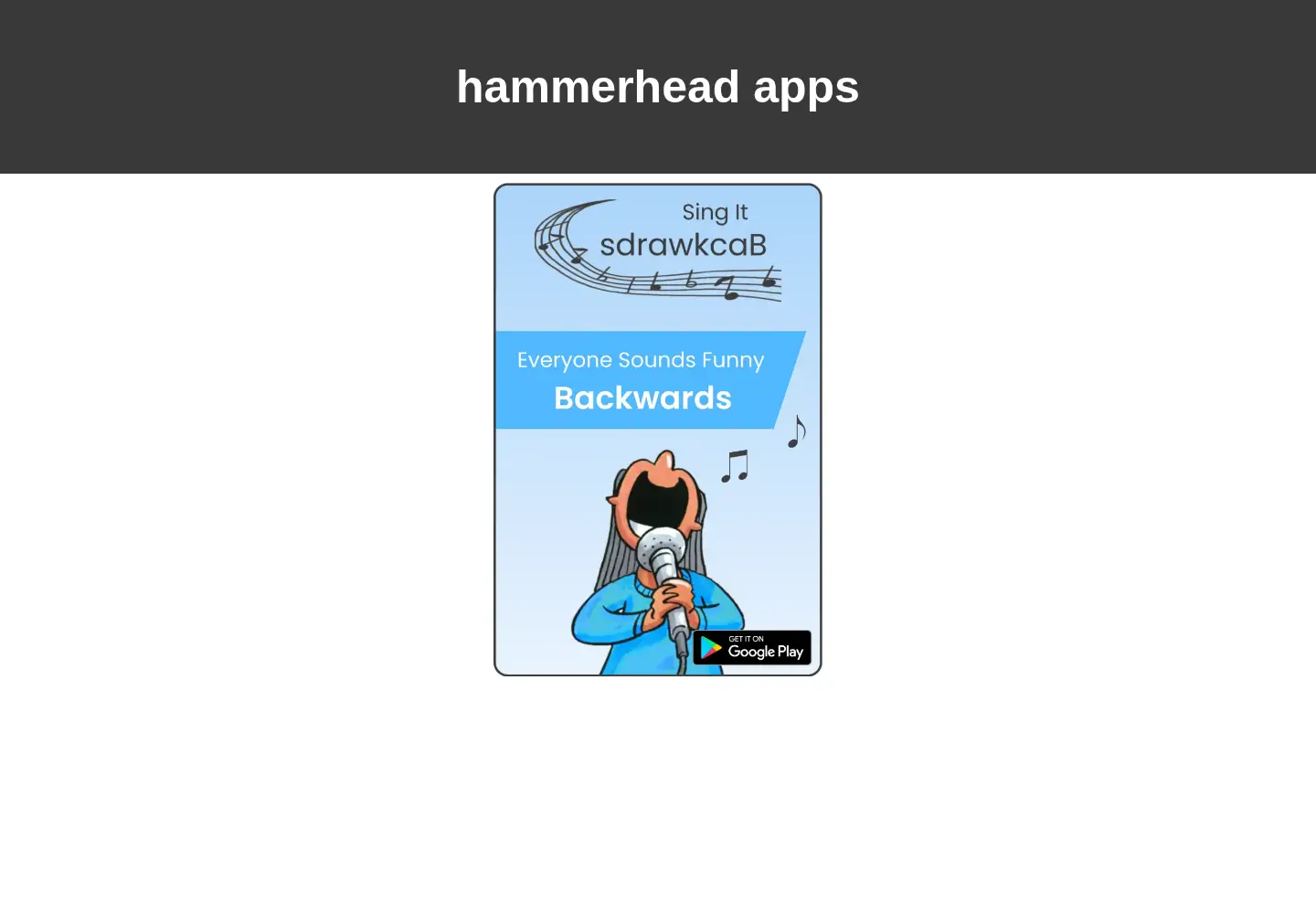 Screenshot of hammerheadapps.com