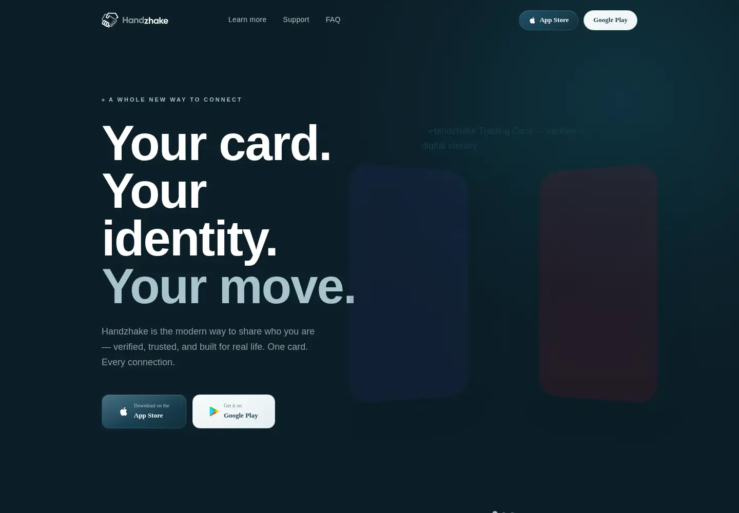 Screenshot of handzhake.com