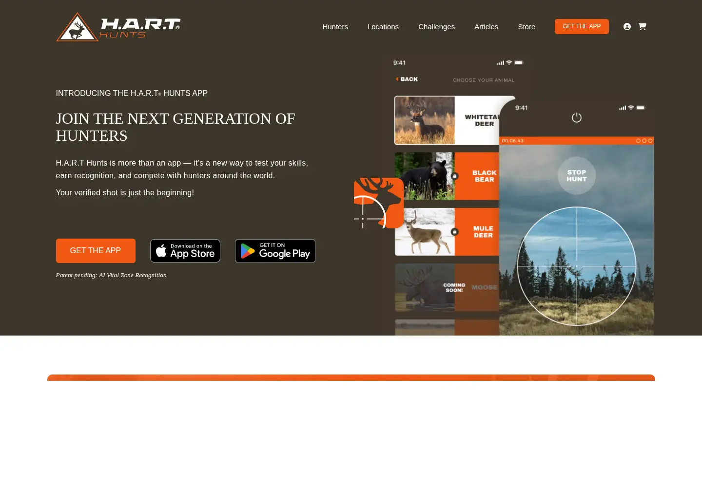 Screenshot of harthunts.com