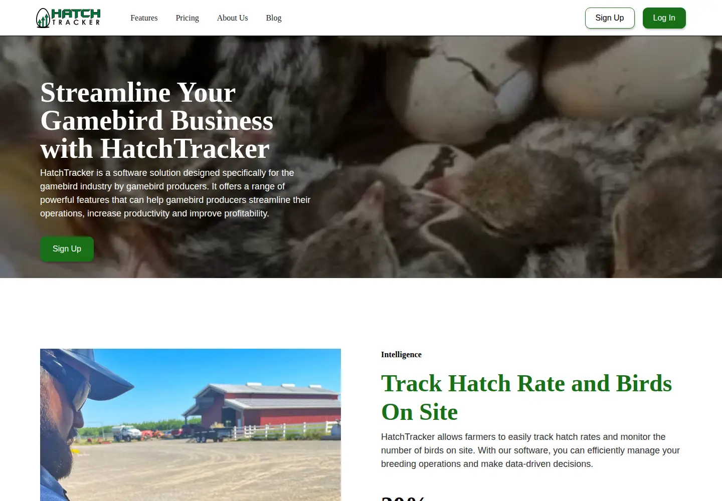 Screenshot of hatchtracker.com