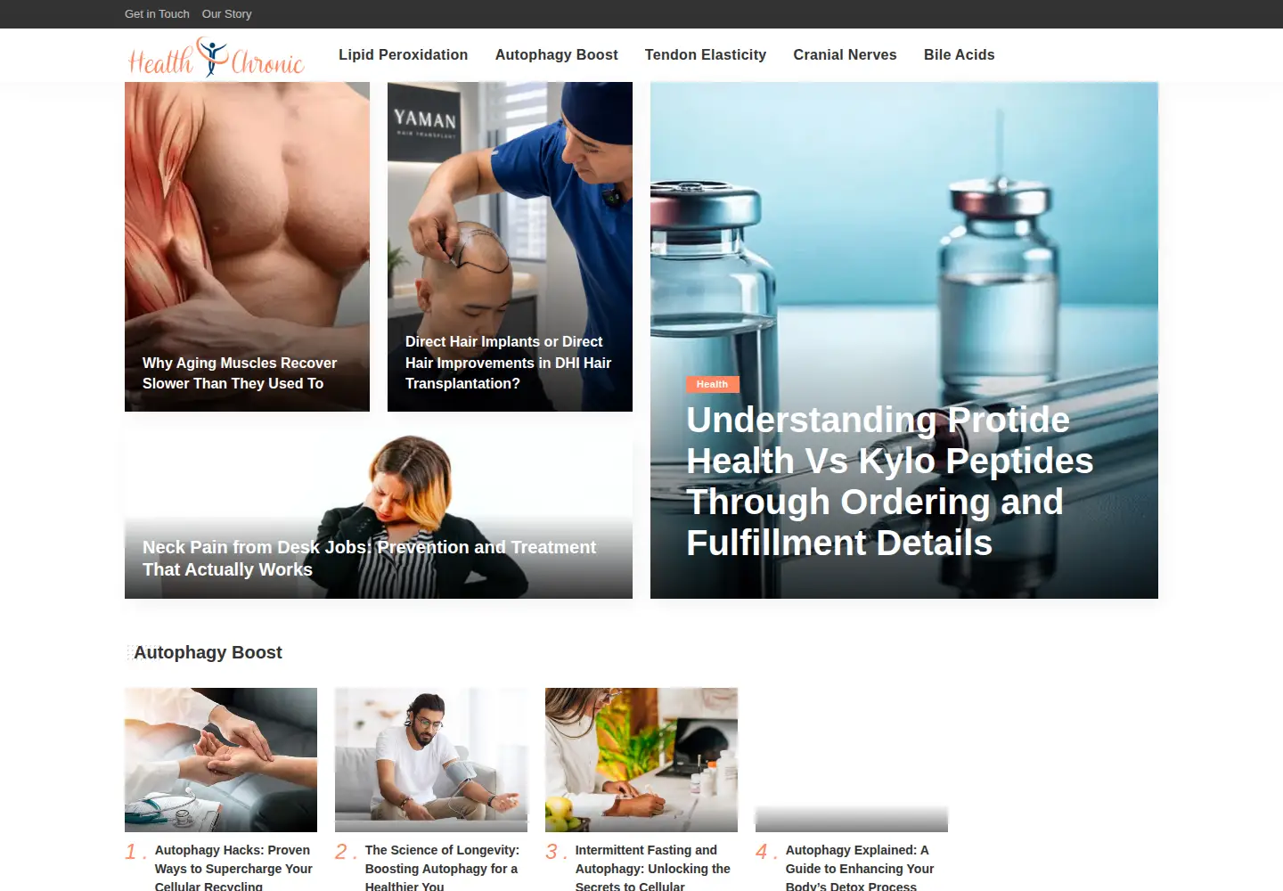 Screenshot of healthchronic.com