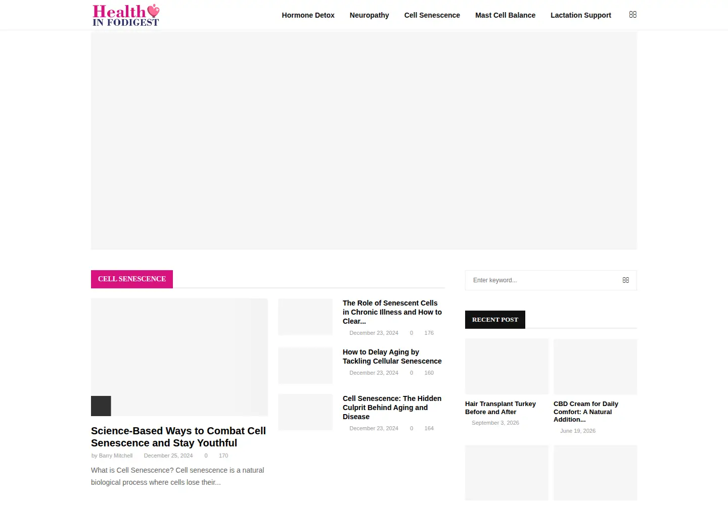 Screenshot of healthinfodigest.com