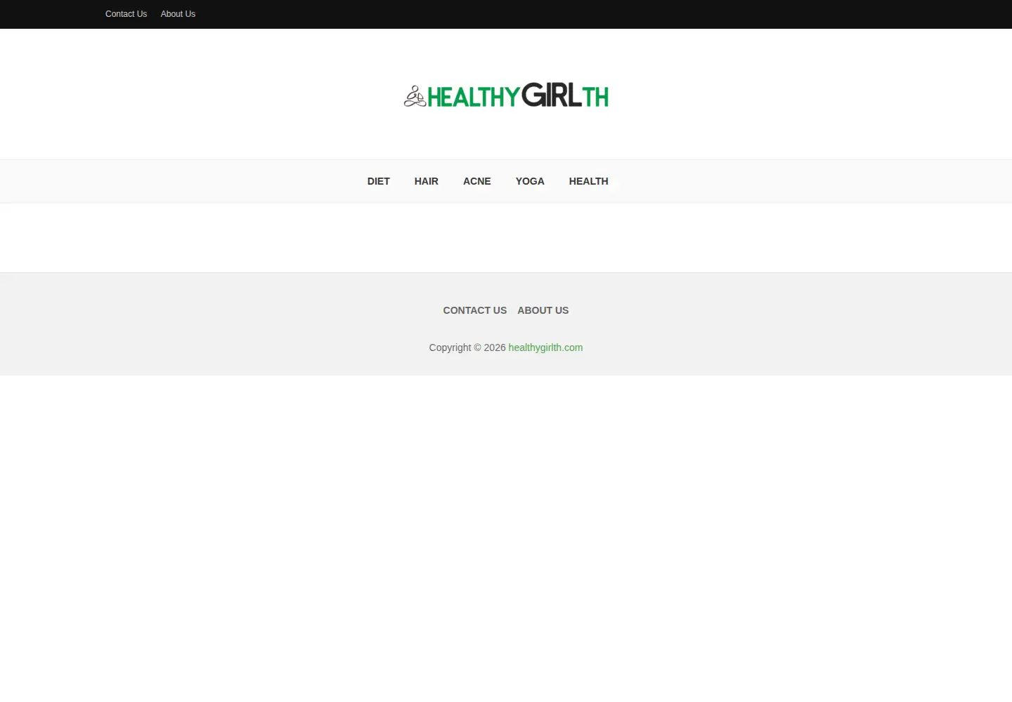 Screenshot of healthygirlth.com