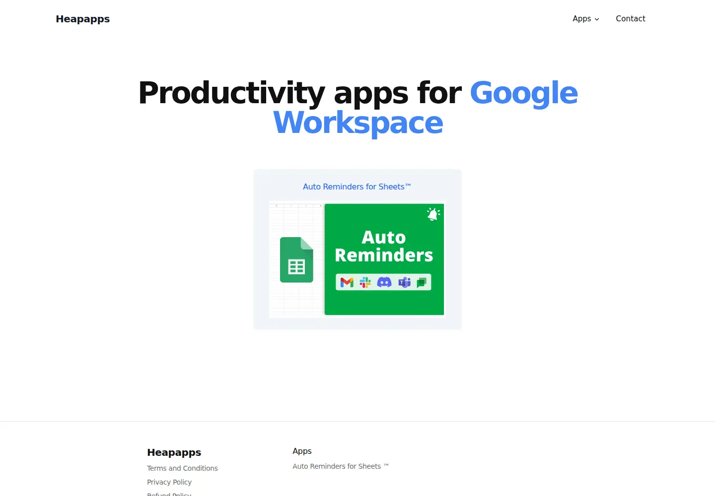 Screenshot of heapapps.com