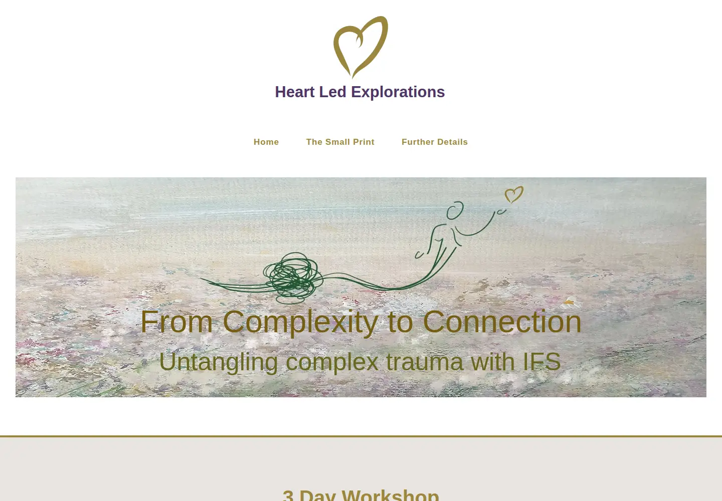 Captured homepage of heartledexplorations.com in the current scan