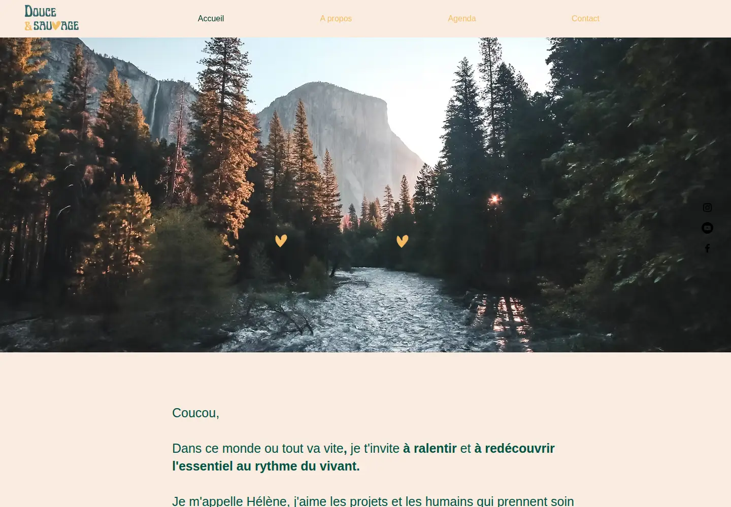 Screenshot of helenelaviolette.com