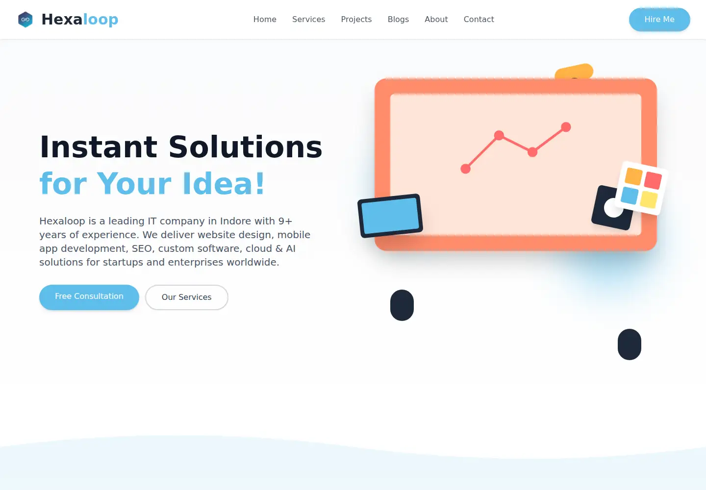 Screenshot of hexaloop.com