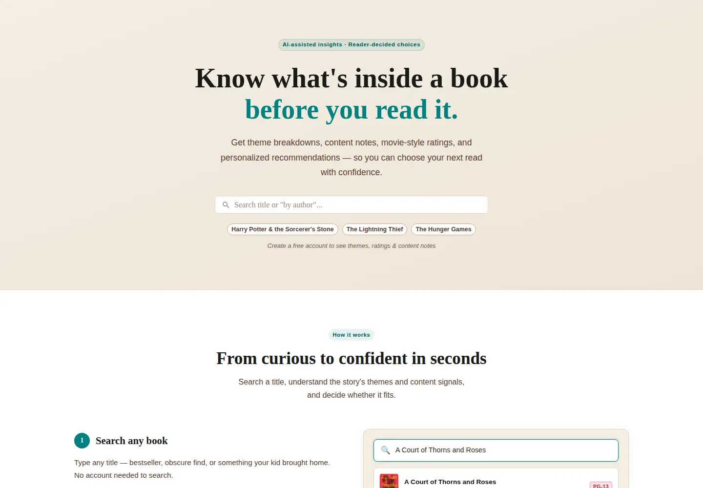 Captured homepage of heybookscout.com in the current scan