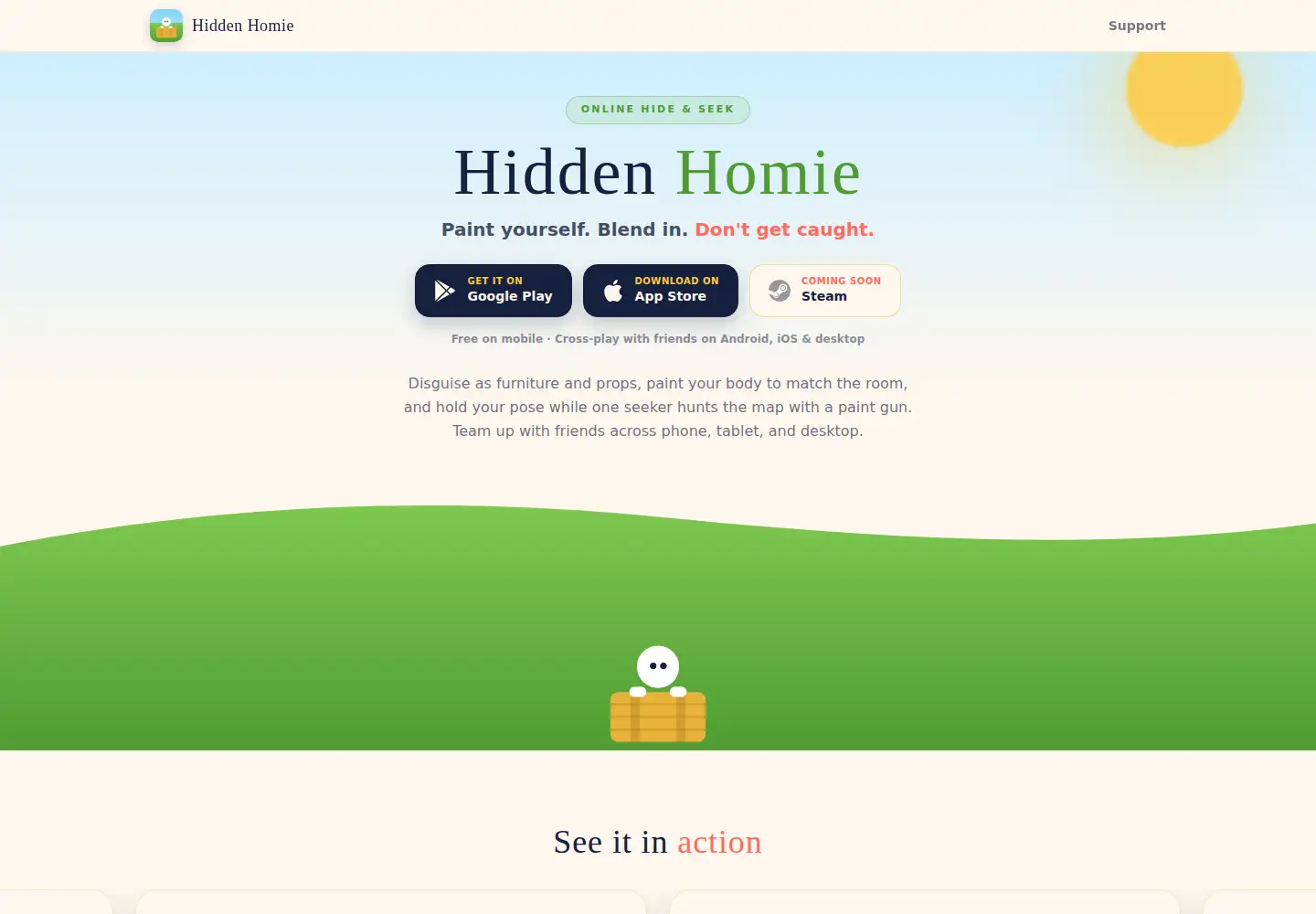 Screenshot of hiddenhomie.com