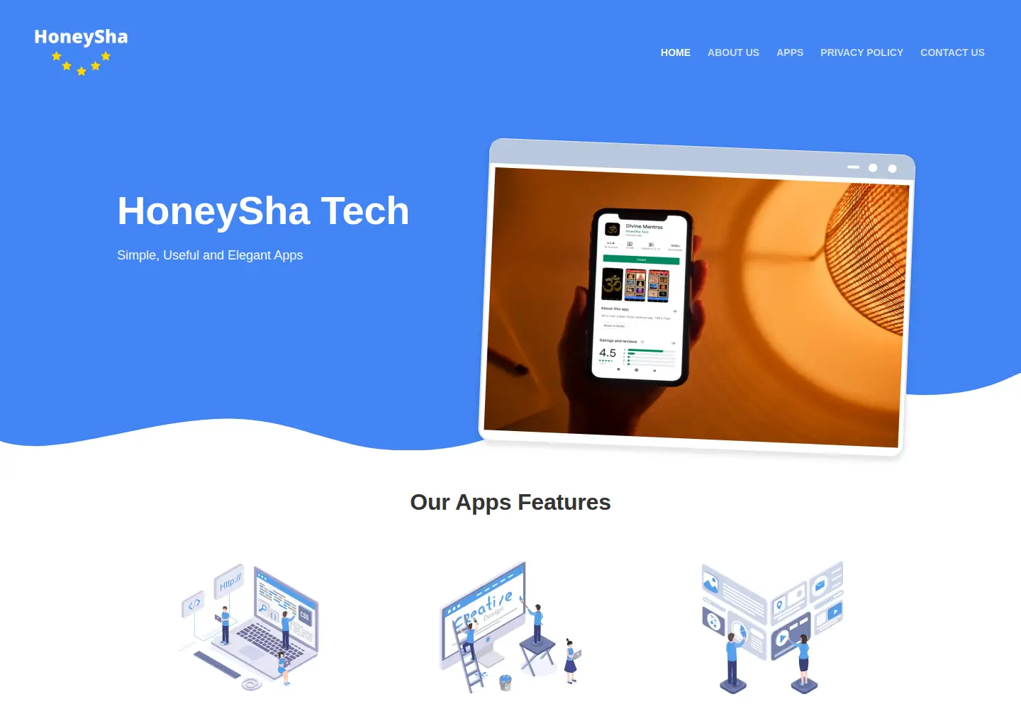 Screenshot of honeysha.com